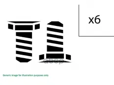 Комплект болтов, маховик LuK 411 0122 10 Luk арт. 411012210