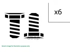 Комплект болтов маховика AUDI A1, A3, A4, A6, Q3, TT 94=> LuK 411 0133 10 Luk арт. 411013310