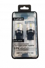 Лампа светодиодная W21W 12-24V-LED (W3x16d) Lumen Solarx (3030-15-SMD) (белый свет) (бл. 2 шт.) Lumen арт. MLD1224VT2018957