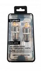 Лампа светодиодная P21/5W 12-24V-LED (BAY15d) (1157) Lumen Solarx H-S25-12SMD-3030-emc (белый свет) Lumen арт. MLD12VS2518949