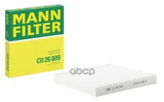 Фильтр салонный MANN-FILTER CU 26 009 (5Q0 819 644) MANN-FILTER арт. CU26009