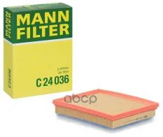 Фильтр воздушный CITROEN DS7 CROSSBACK, PEUGEOT 208, 308, 5008 MANN-FILTER арт. C24036