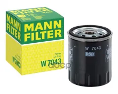Фильтр масляный MANN-FILTER W 7043 MANN-FILTER арт. W 7043