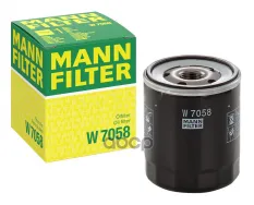 Фильтр масляный CITROEN, PEUGEOT MANN-FILTER W 7058 MANN-FILTER арт. W 7058