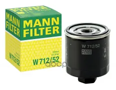 Фильтр масляный MANN-FILTER W 712/52 (656991) MANN-FILTER арт. W 712/52