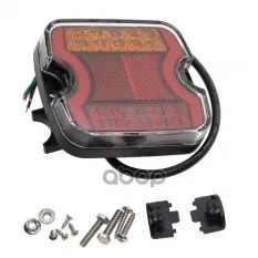 Фонарь задний универсальный светодиодный 12/24V c указателем поворота левый MEGAPOWER MEGAPOWER Automotive арт. 370-17-037