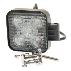 Фара рабочего света квадратная 85х85x38мм 20Вт (5 LED) рассеянный свет (Flood) 12-24V MEGAPOWER MEGAPOWER Automotive арт. 370-30-004