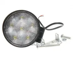 Фара рабочего света круглая 115х115x38мм 18Вт (6 LED) IP68 рассеянный свет (Flood) 12-24V MEGAPOWER MEGAPOWER Automotive арт. 370-30-005