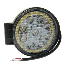 Фара рабочего света круглая 115х115x55мм 27Вт (9 LED) расс. свет (Flood) 12-24V ход. огни MEGAPOWER MEGAPOWER Automotive арт. 370-30-008