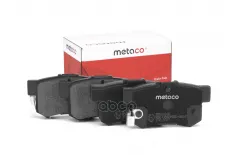 Колодки тормозные задние дисковые к-кт METACO арт. 3010015