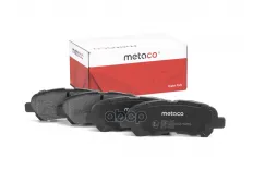 Колодки тормозные задние дисковые к-кт METACO арт. 3010-147