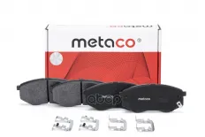 Колодки тормозные передние к-кт METACO арт. 3000-486