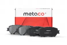 Колодки тормозные передние к-кт METACO арт. 3000-168