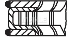 Кольца ДВС поршневые (к-т на 1 поршень) Citroen, Peugeot 1.1 88- Mahle/Knecht арт. 03959V0