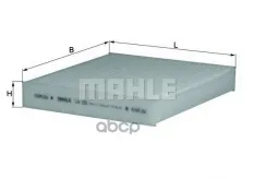 Фильтр салонный MAHLE LA155 Mahle/Knecht арт. LA155