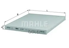Фильтр салонный MAHLE LA157 (88568-02020) Mahle/Knecht арт. LA157