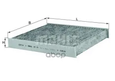 Фильтр салонный MAHLE LAK120 (6Q0 819 653) Mahle/Knecht арт. LAK120