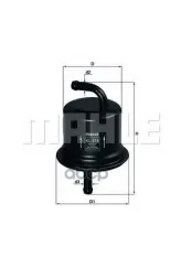 Фильтр топливный KNECHT KL515 Mahle/Knecht арт. KL515