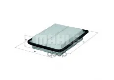 Фильтр воздушный MAHLE LX2792 (17801-21050) Mahle/Knecht арт. LX2792
