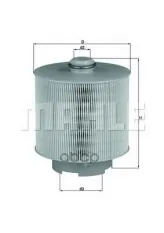 Фильтр воздушный Mahle/Knecht LX10061D (059133843B) Mahle/Knecht арт. LX10061D