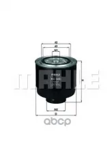 Фильтр топливный Mitsubishi L200 2.5DI-D 11/05--> Mahle/Knecht арт. KC388D