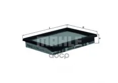Фильтр воздушный Mahle/Knecht LX1046 (13721477840) Mahle/Knecht арт. LX1046