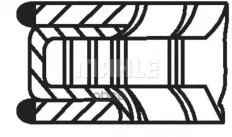 Кольца поршневые 1шт OPEL ASTRA 1.8i =84.8 1.5x1.75x4 +0.50 86> Mahle/Knecht арт. 01166N1