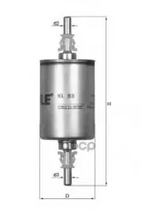 Фильтр топливный MAHLE KL83 (818 509) Mahle/Knecht арт. KL83