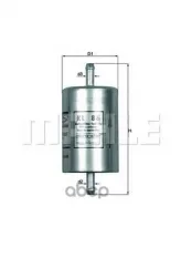 Фильтр топливный Fiat, Lancia, Opel -  все модели с инжектором Mahle/Knecht арт. KL86