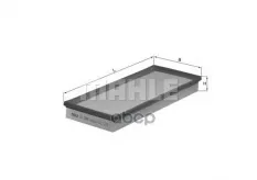 Фильтр воздушный Mahle/Knecht LX1249 (LX1249) Mahle/Knecht арт. LX1249