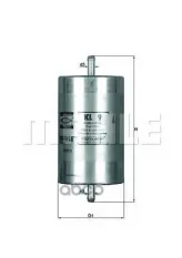 Фильтр топливный MAHLE KL9 Mahle/Knecht арт. KL9
