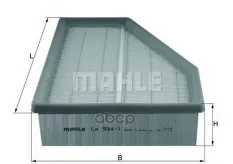 Фильтр воздушный MAHLE LX934/1 (3D0 129 620C) Mahle/Knecht арт. LX9341