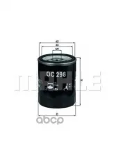Фильтр масляный Mahle/Knecht OC298 (OC298) Mahle/Knecht арт. OC298