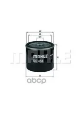 Фильтр масляный Alfa Romeo 145, 146, 156, 166,  Fiat Bravo(a),Doblo, Stilo, Lancia Delta 1.8i 16V 1/96-> Mahle/Knecht арт. OC458