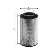 Фильтр масляный MAHLE OX153D1 (56 50 319) Mahle/Knecht арт. OX153D1