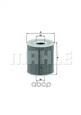 Фильтр масляный MAHLE OX156D (11 42 2 247 392) Mahle/Knecht арт. OX156D