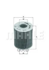 Фильтр масляный Mahle/Knecht OX1634D (650300) Mahle/Knecht арт. OX1634D
