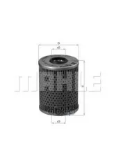 Фильтр масляный BMW E36/E46 M3/Z3/Z4 3.0/3.2 92> Mahle/Knecht арт. OX187D