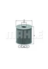 Фильтр масляный MAHLE OX192D (15208AD200) Mahle/Knecht арт. OX192D