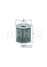 Фильтр масляный Mahle/Knecht OX346D (1601840225) Mahle/Knecht арт. OX346D