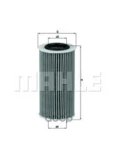 Фильтр масляный MAHLE OX370D1 (30788490) Mahle/Knecht арт. OX370D1