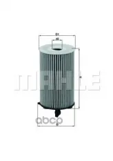 Фильтр масляный HYUNDAI SANTA FEKIA SORENTO 09 KNECHT/MAHLE OX417D Mahle/Knecht арт. OX417D