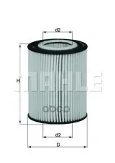 Фильтр масляный MAHLE OX433D (30750013) Mahle/Knecht арт. OX433D