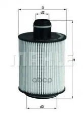 фильтрующий элемент масла! Alfa 159, Fiat Bravo/Croma/Grande Punto, Lancia Delta/Musa 05> Mahle/Knecht арт. OX553D