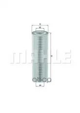 Фильтр масляный MAHLE OX562D Mahle/Knecht арт. OX562D