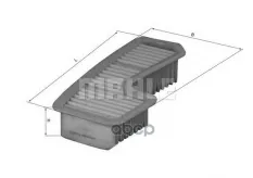 Фильтр воздушный Lexus IS 200 (99-05), Toyota RAV4 II 1.8i (00-06) Mahle/Knecht арт. LX1936