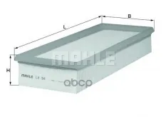 Фильтр воздушный Mahle/Knecht арт. LX54