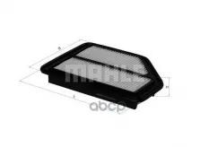 Фильтр воздушный Honda CR-V II, CR-V III, FR-V 2.2 CDTI 2/05--> Mahle/Knecht арт. LX1948