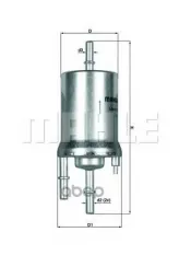 Фильтр топливный Mahle/Knecht KL1561 (6Q0201051B) Mahle/Knecht арт. KL1561