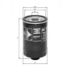 Фильтр масляный MAHLE OC105 (074 115 561) Mahle/Knecht арт. OC105